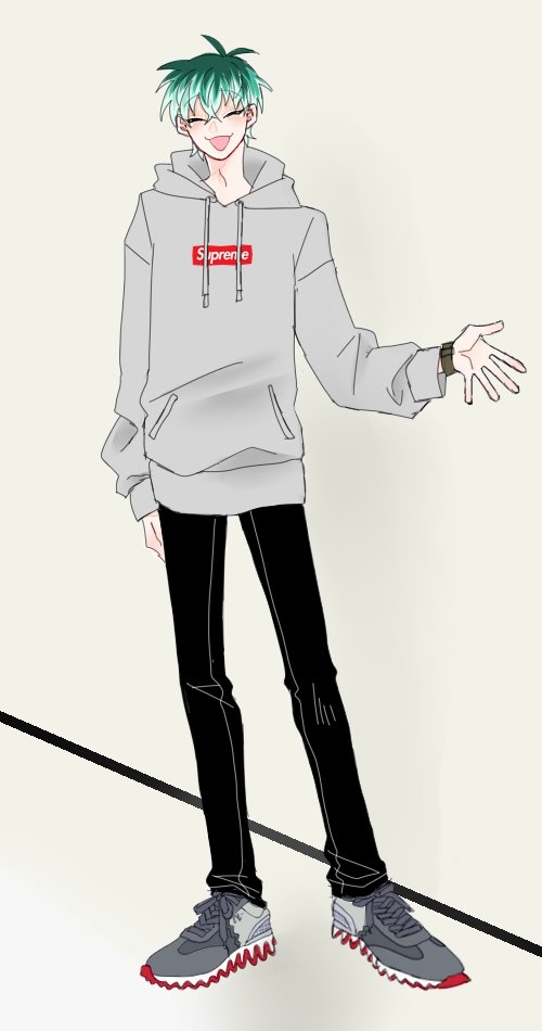 ルブタンのシャークソールスニーカー描いたよ!可愛いけど値段は可愛くない!!
二枚目はふざけている 