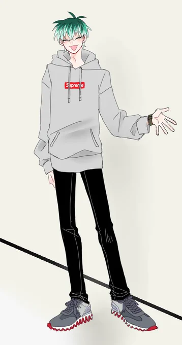 ルブタンのシャークソールスニーカー描いたよ!可愛いけど値段は可愛くない!!
二枚目はふざけている 