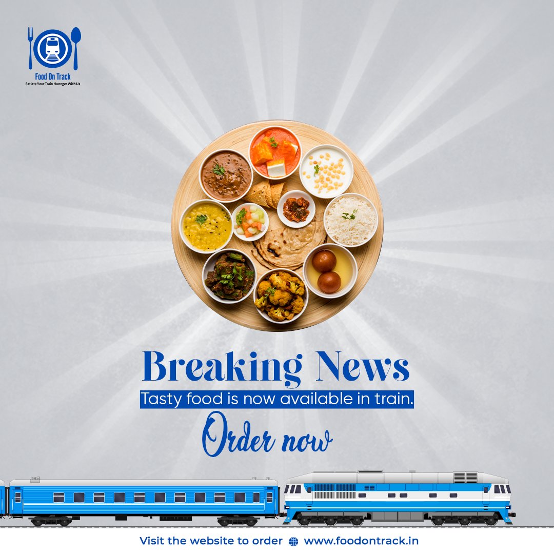 GOOD NEWS, everyone! Tasty food is now available on trains. Order now and enjoy your meal! VISIT OUR WEBSITE TODAY!!

#deliciousfood #deliciousness #foodorder #orderfoodnow #orderfoodintrain #orderfoodintrainonline #foodontrack #orderfoodonline #OrderFoodYouLove