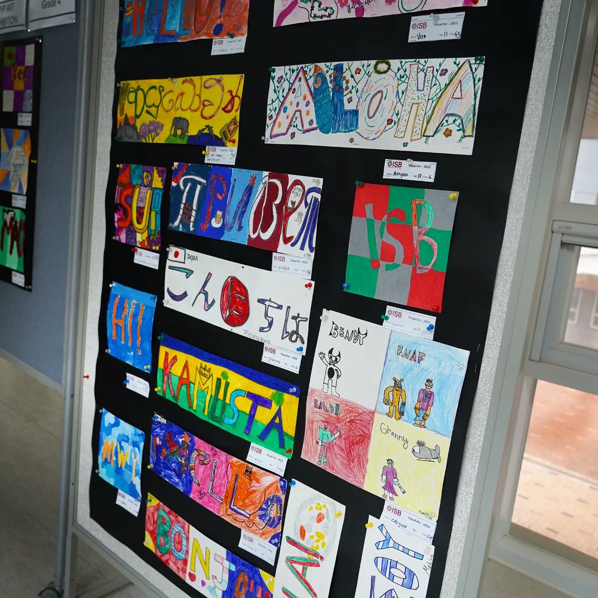 ISBLearning's tweet photo. The PYP Art Exhibition is in full swing &amp; parents have been visiting and enjoying the creative talents of our PYP artists. We are incredibly proud of the time and effort that has gone into creating this exceptional collection #IBPYP
#ISBLearning #ISB #IBWorldSchool @ibpyp https://t.co/jacM3B6aIn