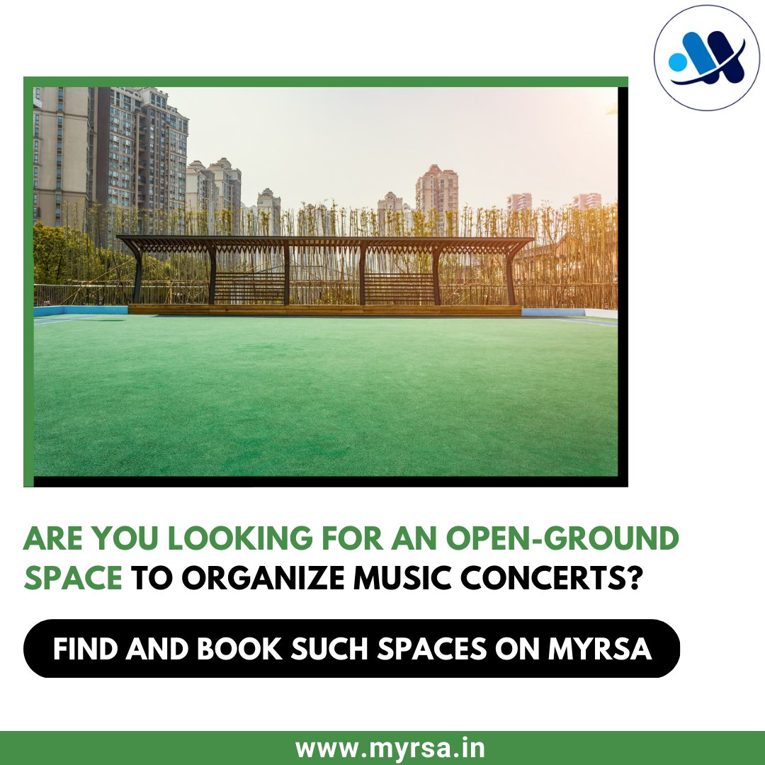 MyrsaTech's tweet photo. Hey, Business Owners!

Find an Open-Ground space only on Myrsa.

To know more visit our website 👉 https://t.co/KcwExXolEB      

Or call us at +91 9152049912 to find spaces on Myrsa.

#groundspace #ground #musicconcerthall #rentalspace #spaces #eventvenue https://t.co/X3YedZbBs0