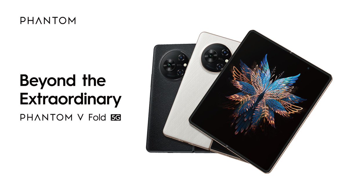 gizmochina's tweet photo. Tecno Phantom V Fold Launched in India for Rs 79,999 (~$968)
#Tecno #TecnoPhantomVFold #PhantomVFold #Dimensity9000Plus
https://t.co/KzvvtM9oXc https://t.co/FGQZqtYSnw