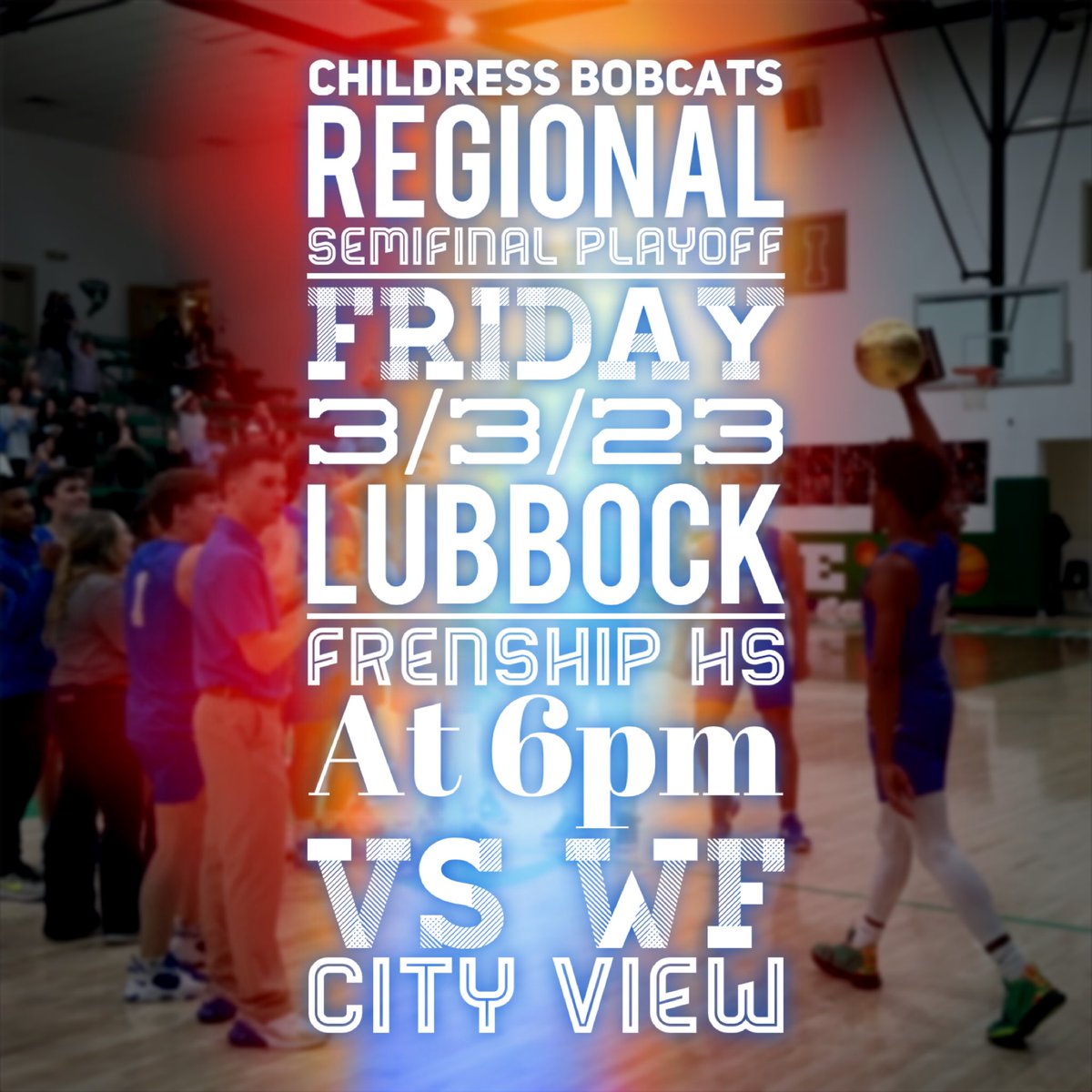 🏀Bobcat Basketball🏀

Regional Semifinal Playoff
Friday at Lubbock Frenship