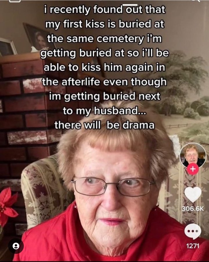Grandma is an Alpha Widow 😆