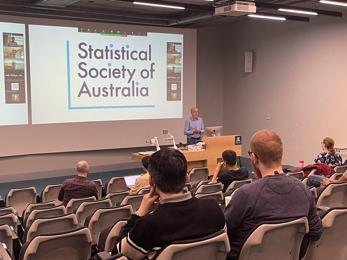 Emi Tanaka @emitanaka@fosstodon.org (@statsgen) on Twitter photo Nice to see many folks in-person @SsaVictoria hub and online to the <a href="/StatSocAus/">Statistical Society of Australia</a> Welcome Event opened with a talk by the SSA President <a href="/IanGordonSCC/">Ian Gordon</a> ☺️ Great initiative by Vice President of Membership, <a href="/RheannaMainzer/">Rheanna Mainzer</a>! Nice to see many folks in-person @SsaVictoria hub and online to the <a href="/StatSocAus/">Statistical Society of Australia</a> Welcome Event opened with a talk by the SSA President <a href="/IanGordonSCC/">Ian Gordon</a> ☺️ Great initiative by Vice President of Membership, <a href="/RheannaMainzer/">Rheanna Mainzer</a>!