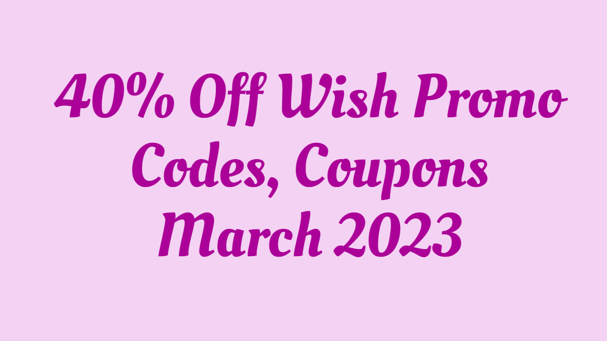 Wish Promo Codes For Existing Customers April 2023 (WishPromos) / Twitter
