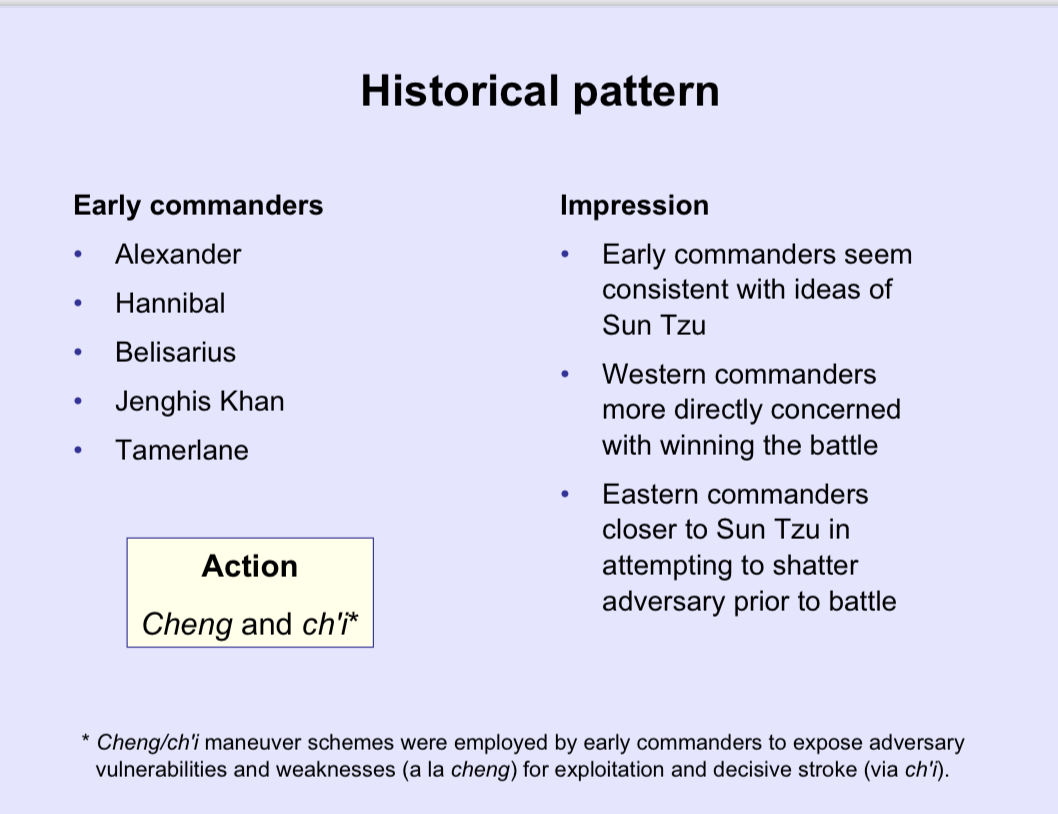 John Boyd's argument in "Patterns of Conflict" that Genghis Khan