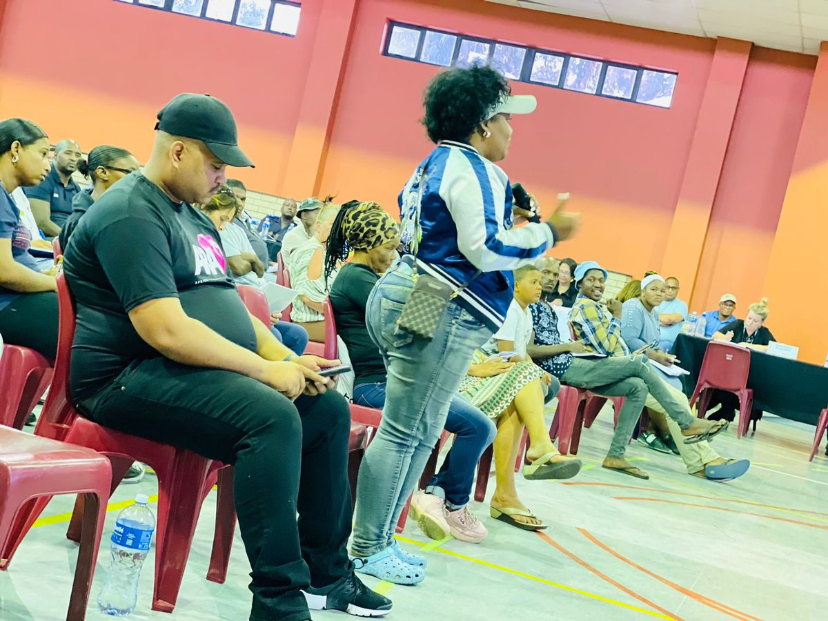 Last night, Executive Mayor <a href="/geordinhl/">Geordin Hill-Lewis</a> hosted one of many public meetings around <a href="/CityofCT/">City of Cape Town</a> in Atlantis. <a href="/GrantTwigg/">Grant Twigg</a>