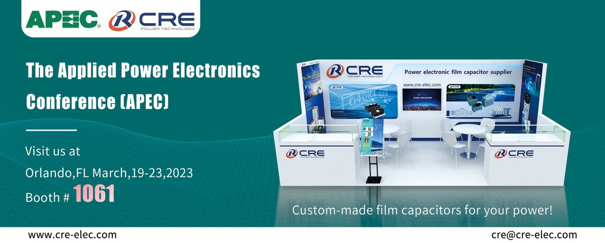 CRE will join in APEC Orlando in 19-23 March 2023. We are looking forward to meeting you in person at the show Booth# 1061. You are welcome to visit us and get a personal consultation! We'd love to see you at APEC Orlando. #APEC #APEC2023