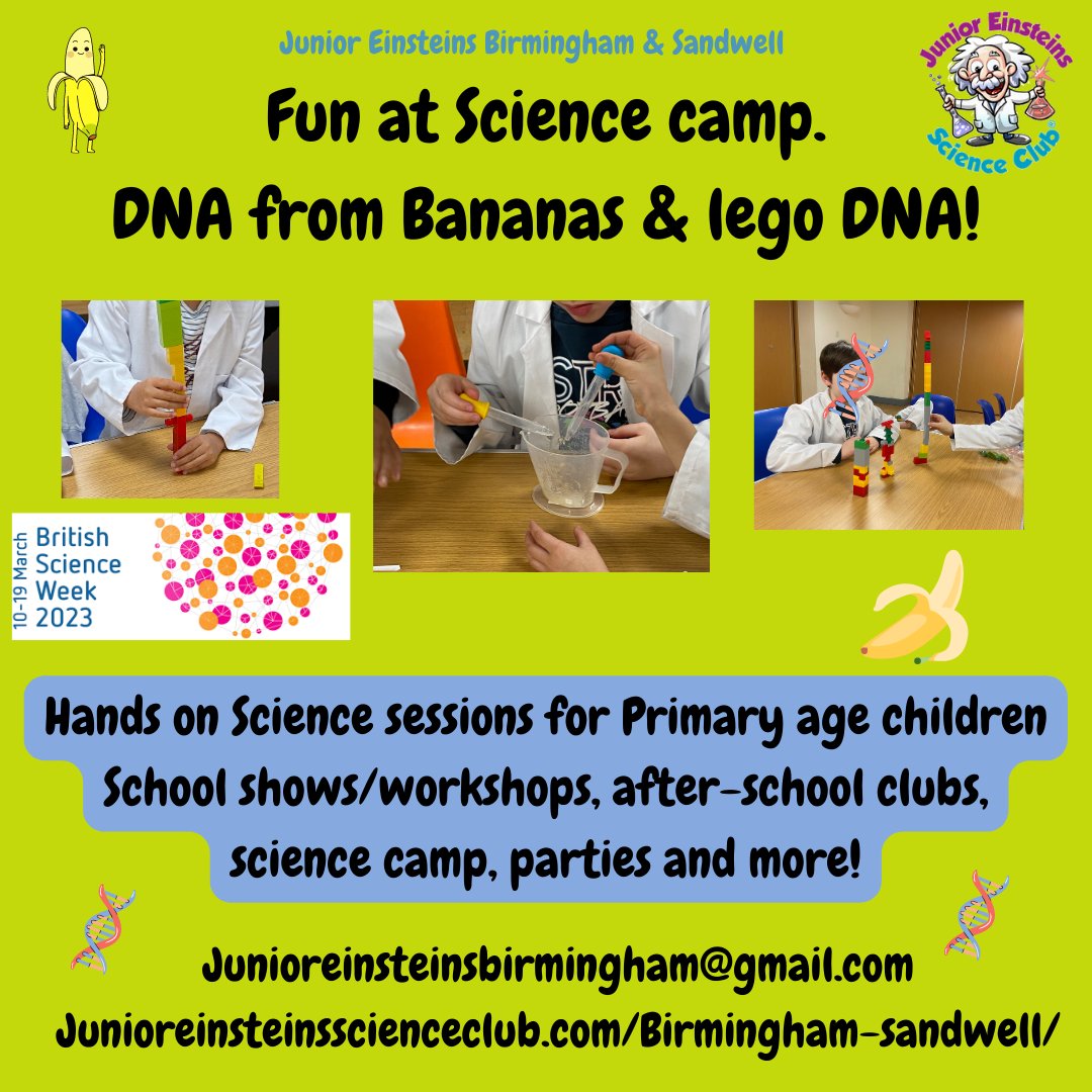 Igniting children's natural curiosity by providing exciting & engaging STEM sessions! School shows/workshops, after-school clubs, parties, holiday camps,corporate events and more! #edchat #birmingham #sandwell #solihull #stemeducation #sciencekids #whatson4kids #primarytimes