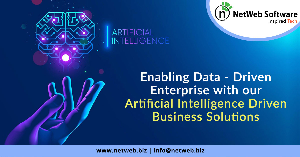 netwebsoftware's tweet photo. We help leverage the most valuable asset of your enterprise, i.e. data, to bring opportunities & add value using the power of #ArtificialIntelligence. https://t.co/zSHvO9ZLE1
#NetWeb #SmarterApps #DigitalTransformation #Technology #PartnerWithUs https://t.co/7SIJDJhiWn