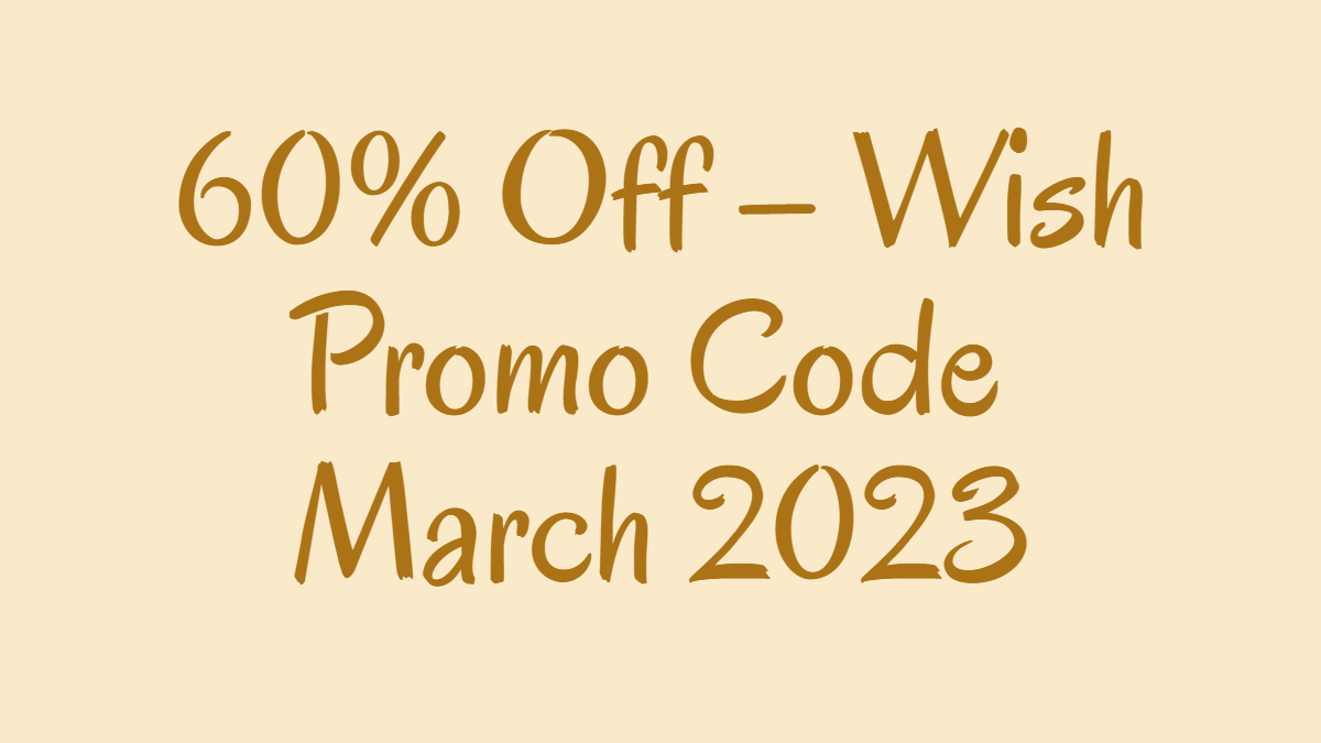 Wish Promo Codes For Existing Customers April 2023 (WishPromos) / Twitter