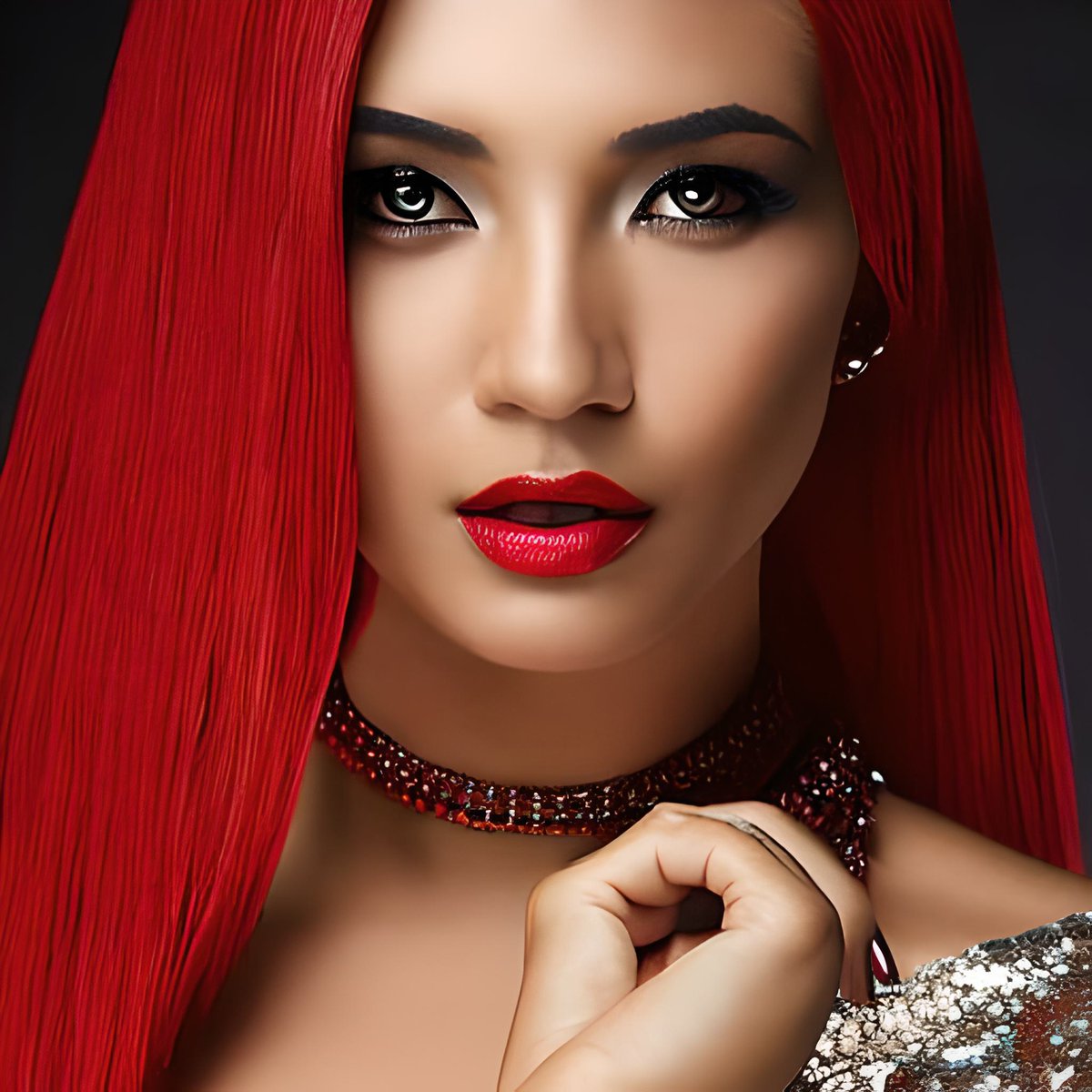 imranq35's tweet photo. @midjourney_ai Women with Red hair and red lipstick #midjourneyV4  #midjourneyart https://t.co/pL3Bx4Lkyd