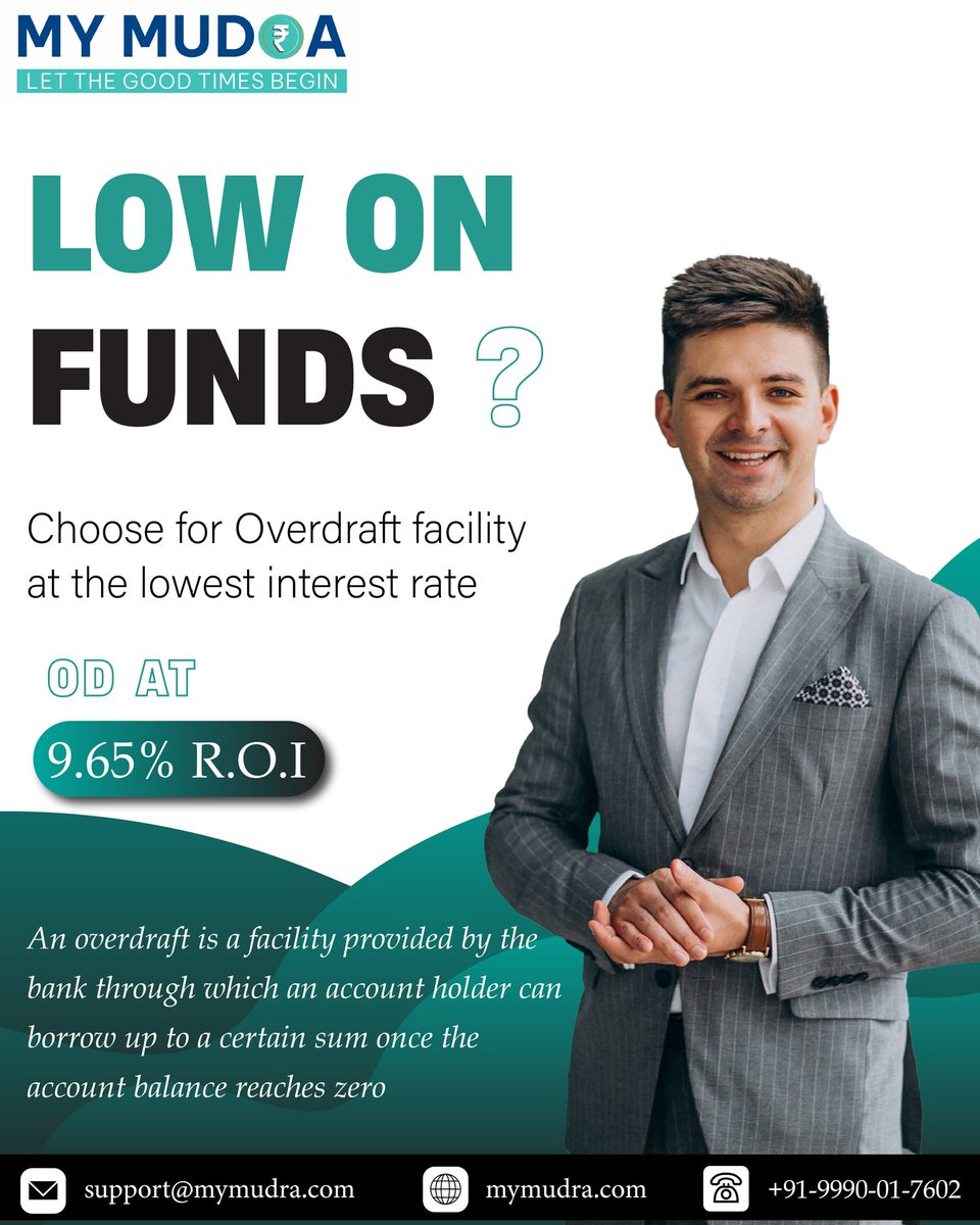 Mymudraofficial's tweet photo. Overdraft facility is a one stop solution for you to quench your financial thirst.
.
.
.
.
#mymudra #loans #gettingaloan #shorttermloans #loans #paydaylender #overdraft #financialservices #financialliteracy #smallbusiness #financetips #business #businessloan #overdraft https://t.co/qWq7ZW3Nyx