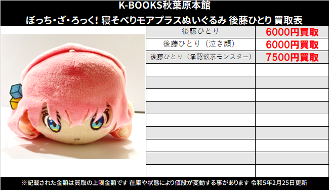 グッズ]ぼっち・ざ・ろっく！ 寝そべり ぬいぐるみ “承認欲求