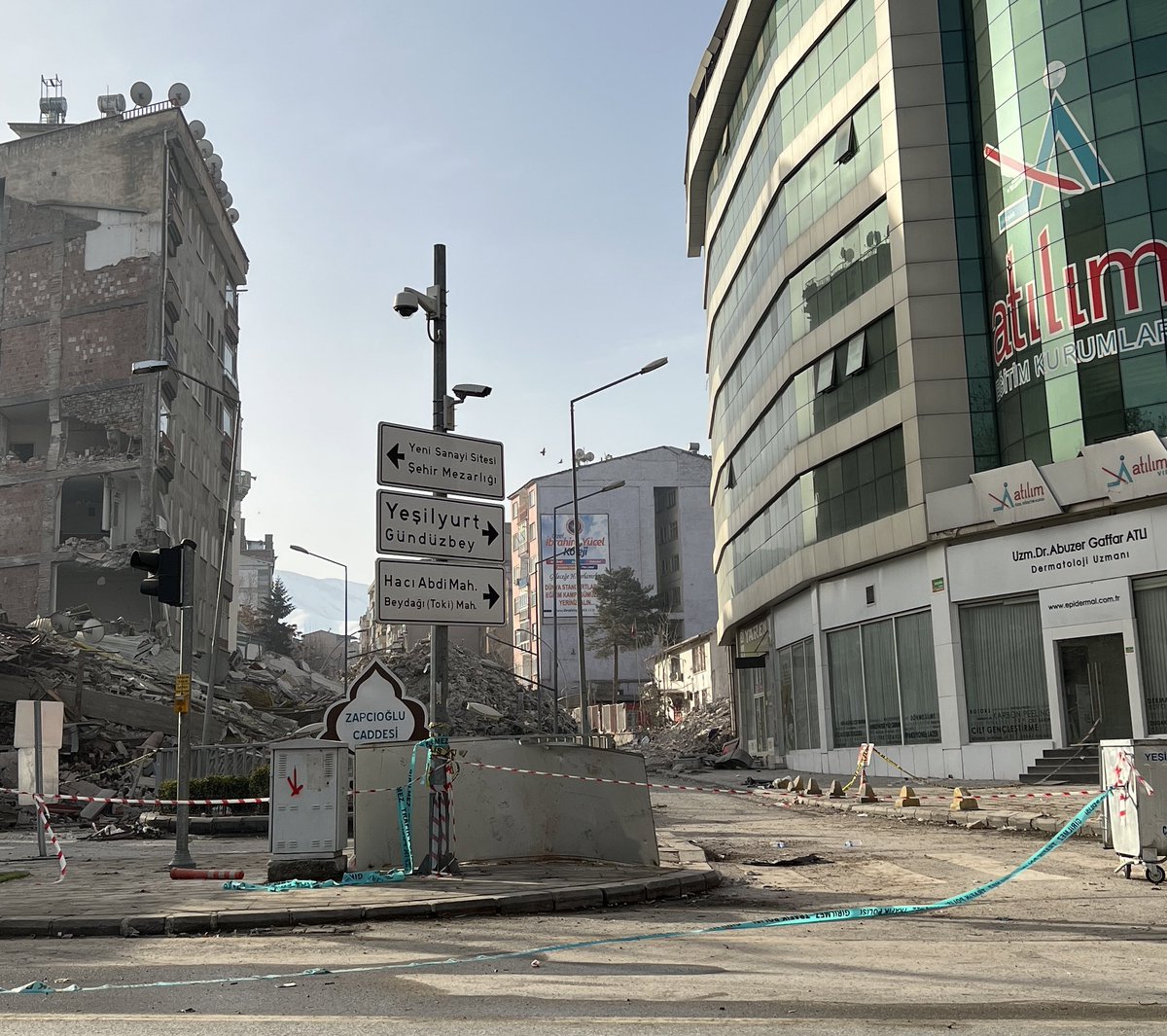 1 Mart 08:50 itibariyle Malatya Şehir Merkezi’nden bir kaç görüntü.