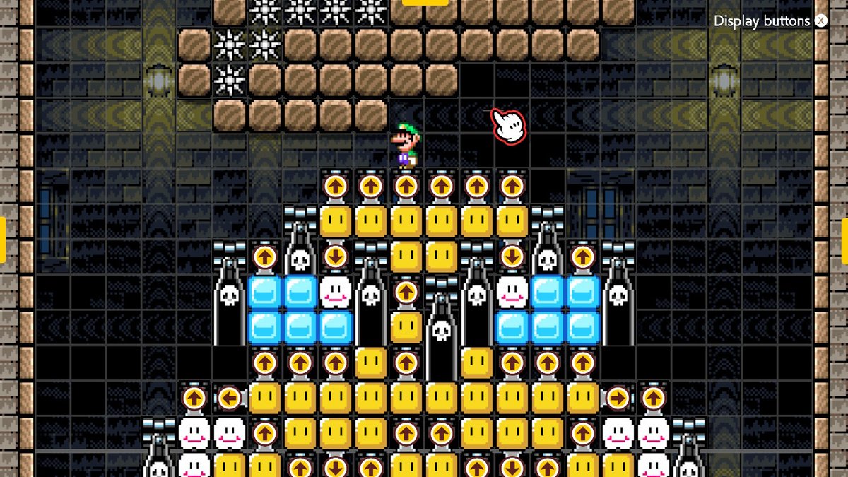 RatRunFast's tweet photo. Pixel-art for my #Nova19 contest level :) #SuperMarioMaker2 #NintendoSwitch https://t.co/KFEaoqgEF5