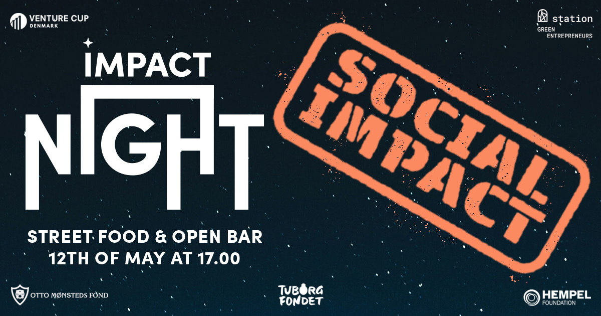 🌟 impact NIGHT is BACK! Save the date 🌟

… Put a huge ❌ in your calendar on the 12th of May for the impact NIGHT – social impact edition 🫶🏽

Only limited number of seats, so don’t forget to claim your free ticket at
⬇️⬇️⬇️
lnkd.in/e5Qw8Prp

#supportingfounders