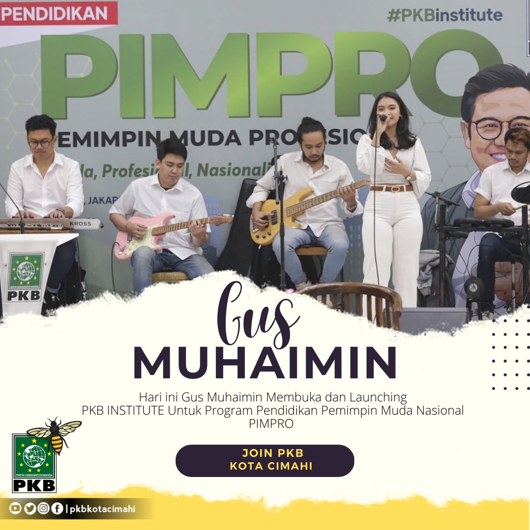 pkb_kotacimahi's tweet photo. PKB Institute #PKBinstitute 
@DPP_PKB @dpwpkbjabar @cakimiNOW @SyaifulHooda @AcepJamaludin01 @EmHasanuddin @UbesDedi @Dedelatif16 @Fajmihan @Sutiesnazass  #gusmuhaimin #gusmuhaiminteruji #PKB https://t.co/F819i0XLsy