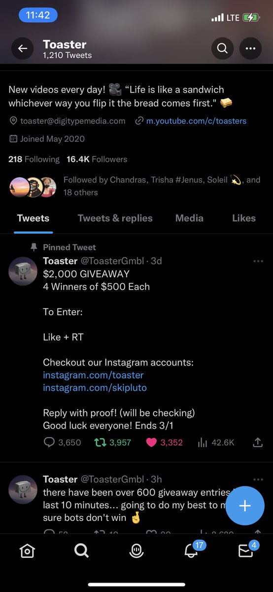 conorBB23's tweet photo. @ToasterGmbl You guys are bomb. When are we going to see the infamous josh?!!? https://t.co/E9UunABT38