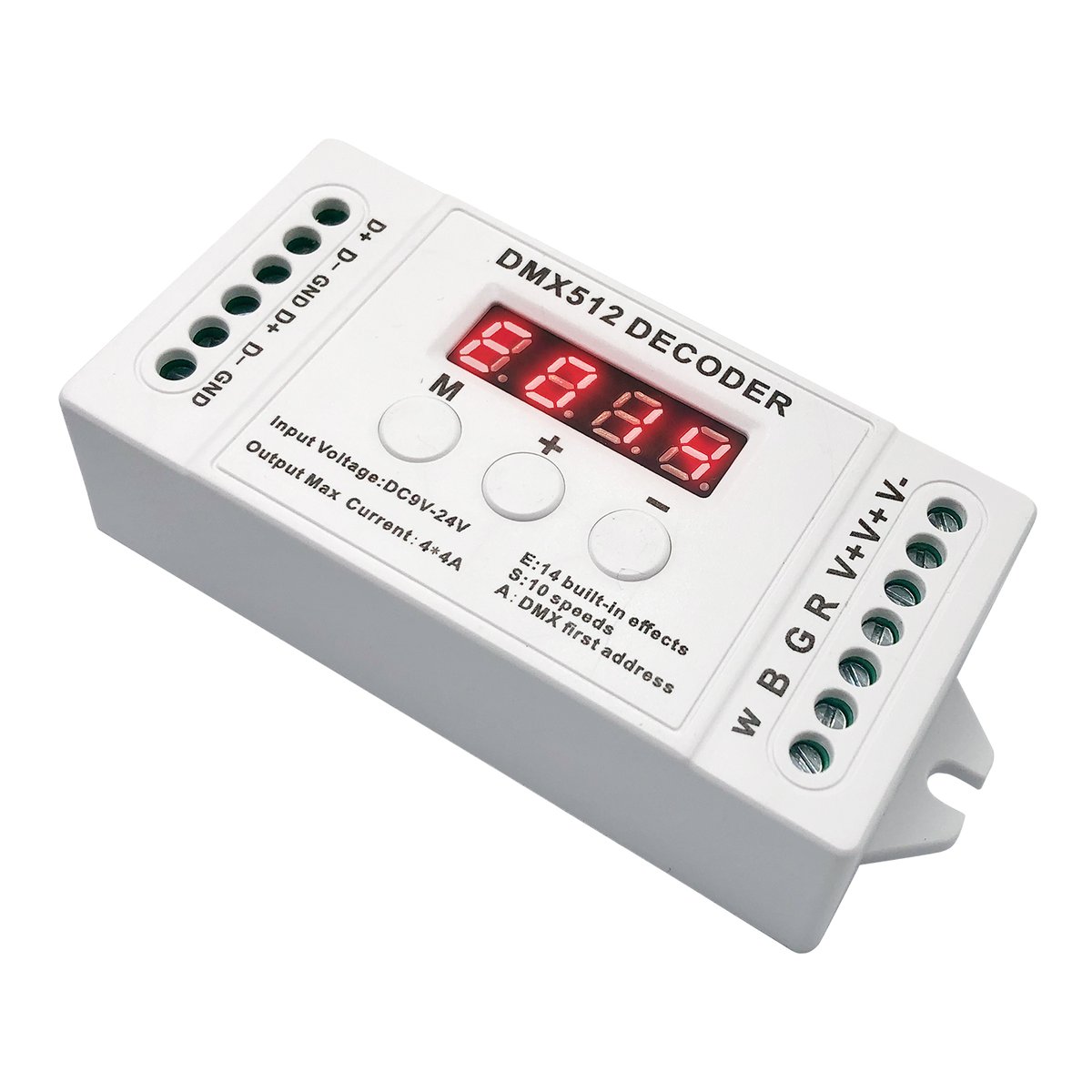 GIDEALED's tweet image. DMX512 Decoder DMX Dimmer Driver 16A PWM Dimming LED Controller for RGB RGBW LED Strips DC12-24V.
🖖🫴Here is the link: amzn.to/3IzXBY3

#dmx #dmx512 #dmxdecoder #leddecoder #rgbwdecoder #4chdecoder #24Vdecoder