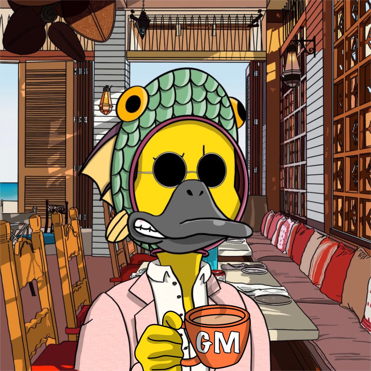 ready87bear's tweet image. GM web3 to a beautiful wednesday! Welcome to the daily jungle 😂