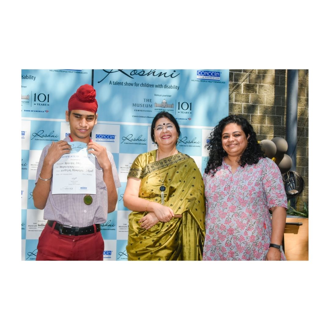 ConcernIndia_'s tweet image. This year, 70 students from 8 NGO schools in Mumbai participated and created cherishing memories for everyone.
#concernindiafoundation #kavitagugnanishah #Roshni #concern4disability #talentshow #music #dance #singing #charity #dreams #goal