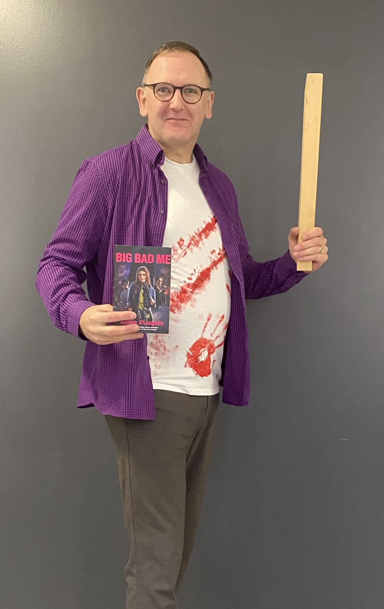 KevC46's tweet photo. Well, it would have been rude not to use #KevinHarris from #BigBadMe @AshiLockie as inspiration for my #WorldBookDay2023 outfit and cannot wait to read and share your brilliantly written book with our pupils and staff ๐๐๐ https://t.co/iDy4lXkhOq