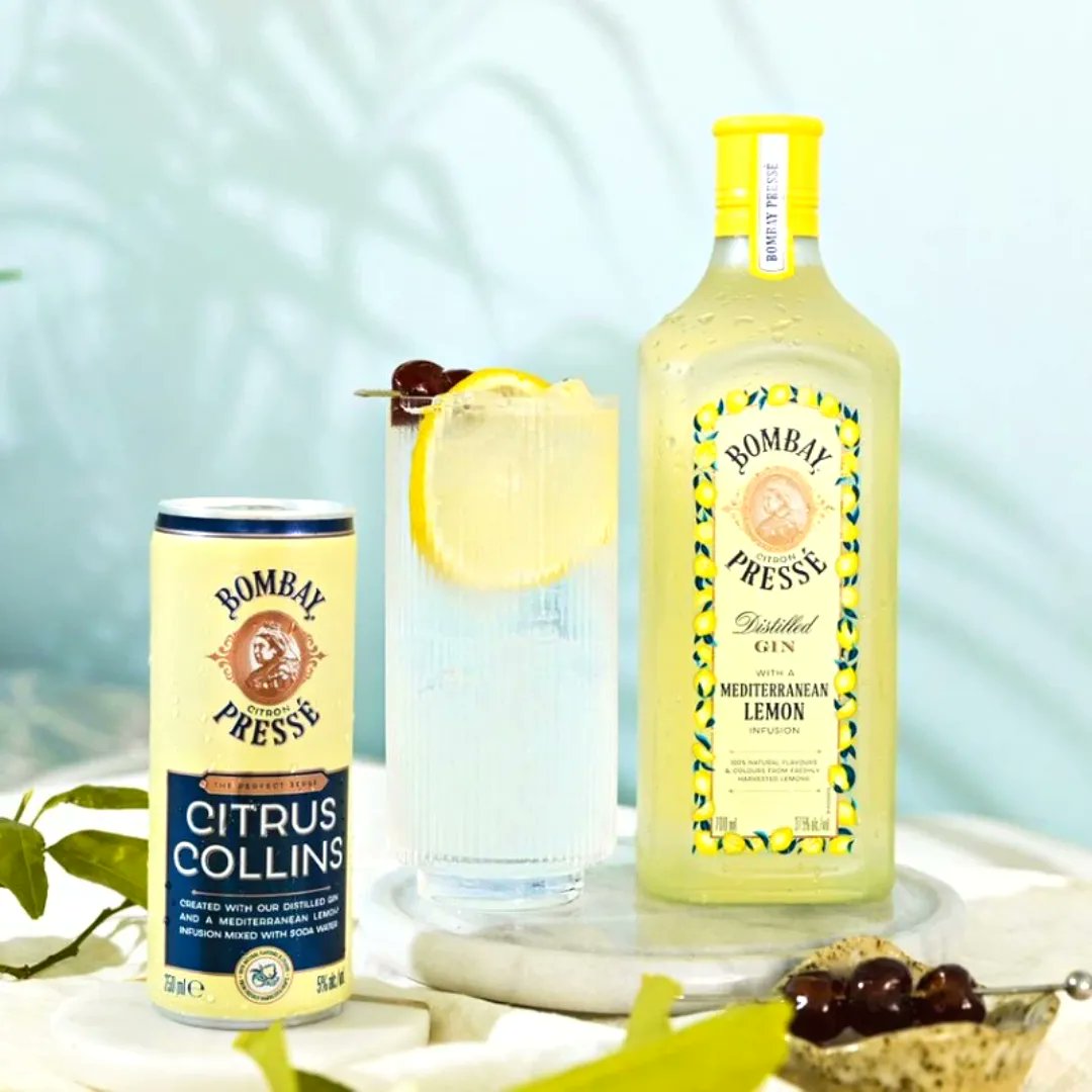 Prospectoranz's tweet image. @BacardiLimited has launched a new Bombay Citrus Collins, a canned cocktail for the tail-end of summer. It features a blend of 100% natural Mediterranean lemons with the brand’s London Dry Gin buff.ly/3Z5dc9i #Bacardi #BombayCitrusCollins #RTD #readytodrink #gin #citrus