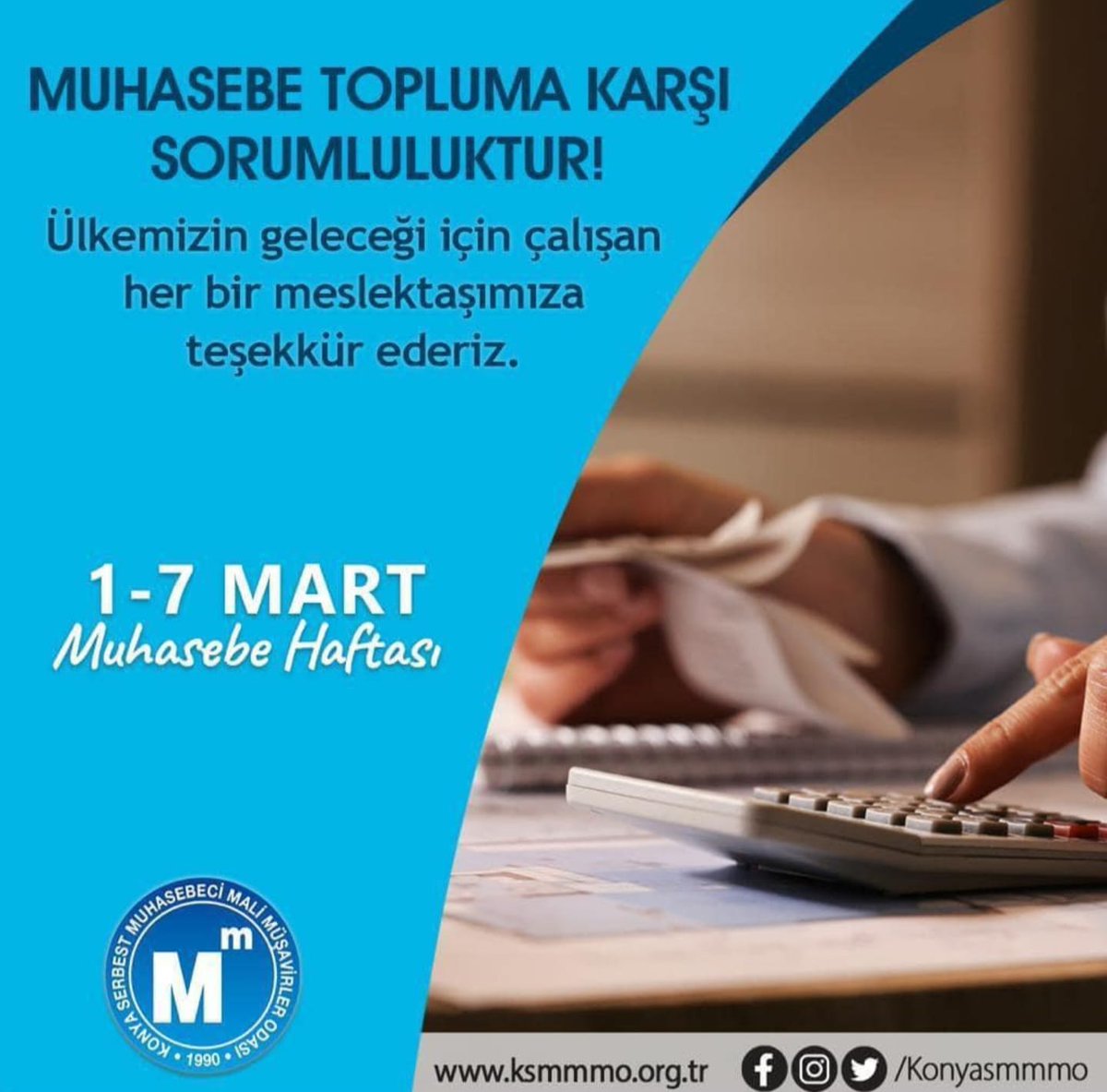 ONDERKLK's tweet photo. 1 MART MUHASECİLER GÜNÜMÜZ VE MUHASEBE HAFTAMIZ TÜM MESLEKTAŞLARI KUTLU OLSUN https://t.co/2eXWdwvPew