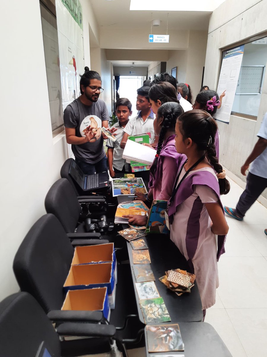 We got a vibrant crowd while introducing squirrels & cats of India on the occasion of National Science day at @IiserTirupati #NationalScienceDay2023 @NandiniRajamani @rakeshkmuni @devbagdi_