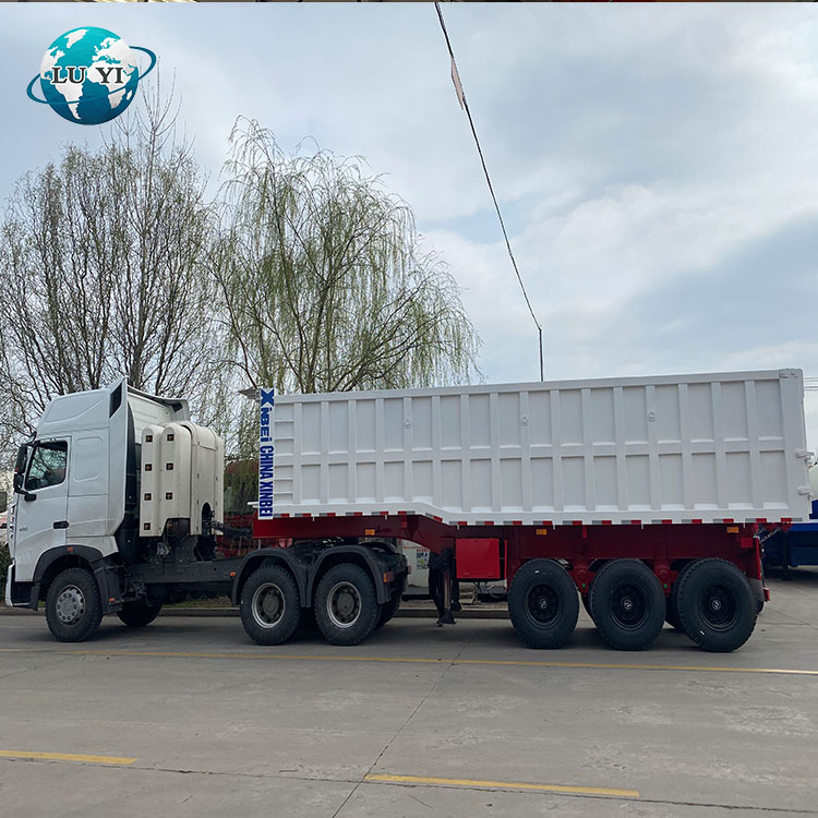 luyitrailer's tweet image. 3-axle dump semi-trailer
A dump trailer (or tipper trailer) is a trailer used to transport gravel and loose construction materials. It includes rear dump trailers and side dump trailers.
#DumpTrailer #WorkTrailer #DCTrailers #Trailer #Flatbed #HeavyDuty #Construction #Trucker