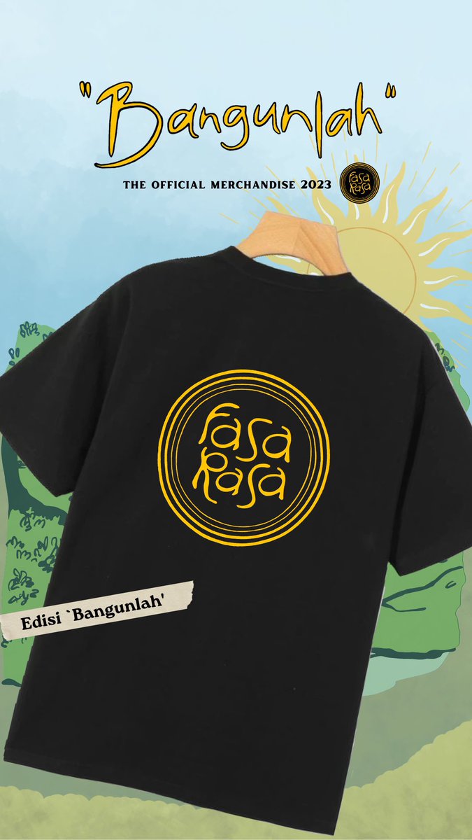 fasarasarasmi's tweet photo. @writersdailymy Salam! Kami ada jual merchandise rasmi sempena single pertama iaitu Edisi ‘Bangunlah’. (Pre-order only) Details in bio✌🏽 https://t.co/hTA14bDLv0