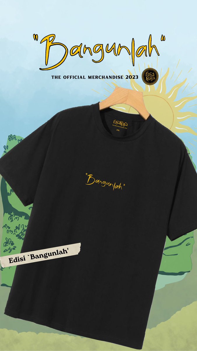 fasarasarasmi's tweet photo. @writersdailymy Salam! Kami ada jual merchandise rasmi sempena single pertama iaitu Edisi ‘Bangunlah’. (Pre-order only) Details in bio✌🏽 https://t.co/hTA14bDLv0