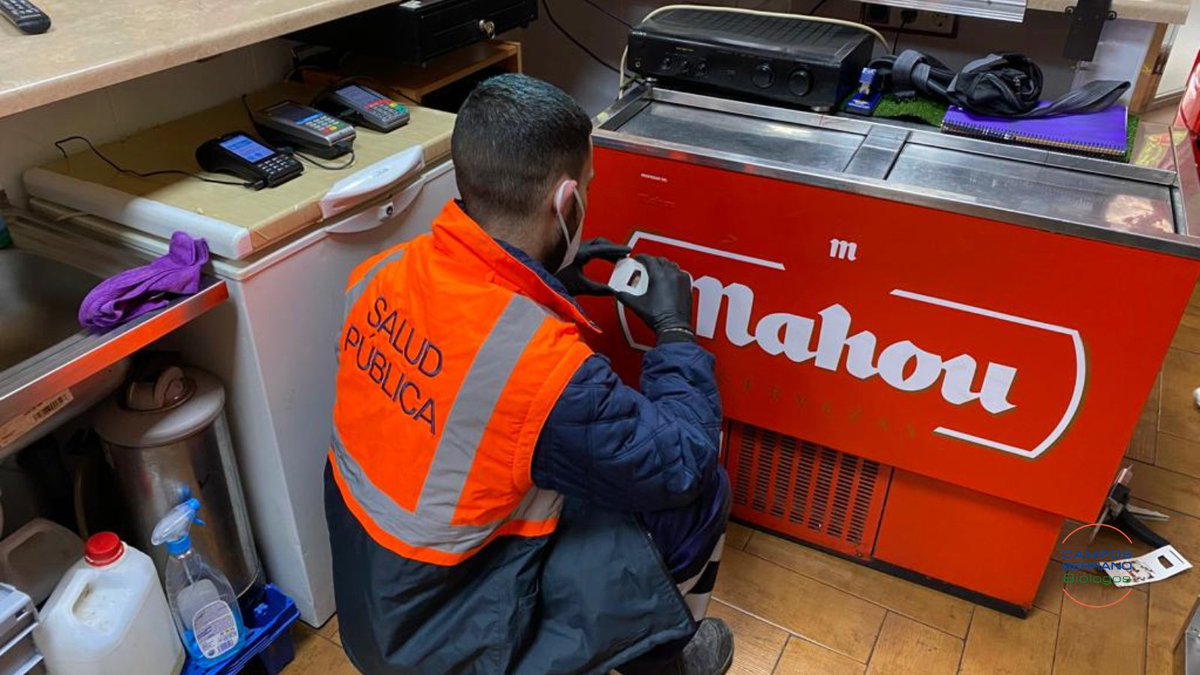 ✅ Vigilancia de cucarachas en bares y restaurantes. 

🔁 Periódicamente visitamos las instalaciones para adelantarnos a la presencia de plagas.

#ExpertosEnPlagas #Plagas #SeguridadAlimentaria  #CamposSerrano #EliminarCucarachas #Cucarachas