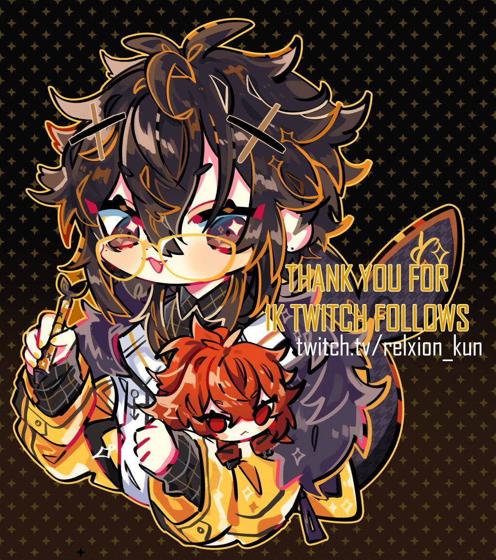 「Thank you so much for 1K follows on Twit」|Xion ✨ Comms waitlist OPEN!のイラスト