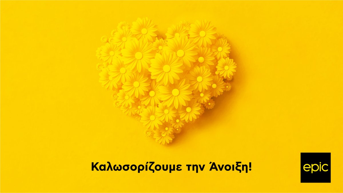 Καλωσορίζουμε την Άνοιξη με χαμόγελο και θετική ενέργεια.

#welcomespring #epicofficialcy