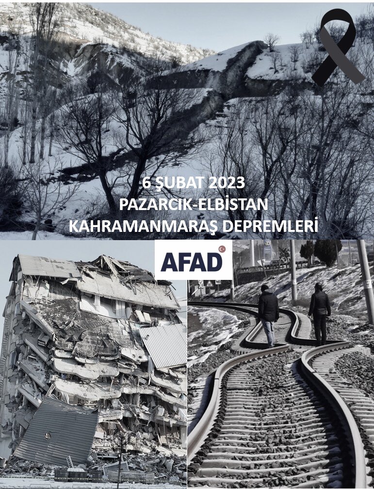 1-7 Mart Deprem Haftası vesilesi ile 6 Şubat Kahramanmaraş depremlerinde kaybettiğimiz vatandaşlarımızı rahmetle anıyor, kalan yakınlarına ve tüm milletimize başsağlığı diliyoruz.

#Kahramanmarasdeprem 
#DepremHaftası