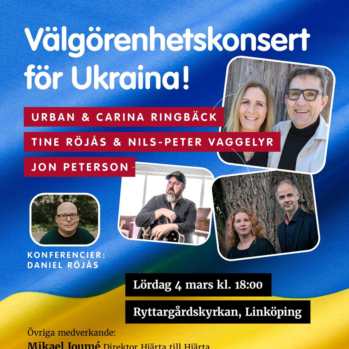 PowerUpUkraine's tweet photo. Nu närmar vi oss konserten den 4 mars i Ryttargårdskyrkan Linköping  kl.18.00 
Målsättning är miljonen kr för Ukraina.  1 mars har löften och inbetalningar kommit upp i en summa av 827 515 kr
Swish 900 78 57 märk elverk eller ambulans https://t.co/Qu4Ipzz2TF