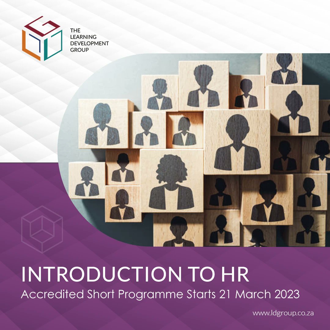 TheLearningDev1's tweet photo. #HR administrators need to understand #recruitment & #selection functions & processes. SIGN UP for our accredited #shortcourse focusing on #employee recruitment, records, legislation & contracts. https://t.co/K8CQ27oPOI
#IntroToHR #Online #TRAINING #LDGroup #Career https://t.co/PDZARo7QMd