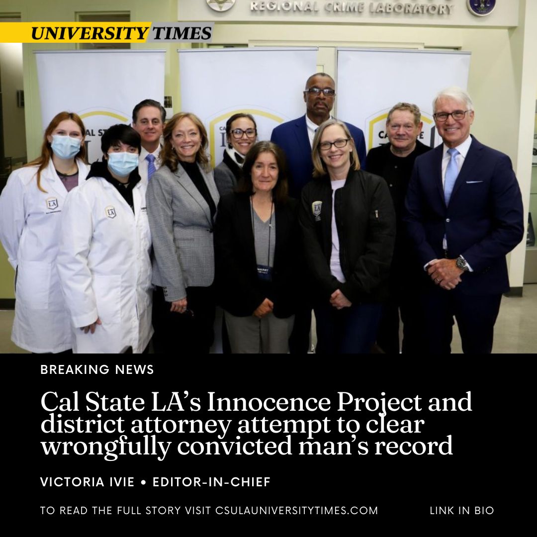 csula_ut's tweet image. A news conference was held on the Cal State LA campus  to announce the findings of an investigation into the factual innocence claims of Maurice Hastings.

To read the full story click the link below!

ow.ly/KEUJ50N5wJH

✏️ &amp;amp; 📸 @vwritesap, Editor-in-Chief

#CALSTATELA