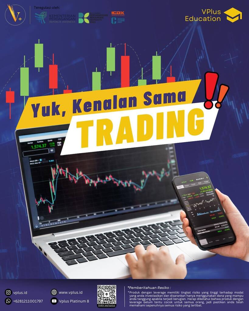 vplusid's tweet image. Hi Sobat Cuan 💸
•
Kalian udah kenal belum sama Trading❓
Menurut kalian Trading itu judi❓
Gimana sih bair gak ketipu trading❓
•
Yuk kenalan sama Trading lewat @vplus.id dan jangan lewatkan promo menarik dari kami‼️
•
#vplus #vplusid #trading #trad… instagr.am/p/CpPJKnYP96E/