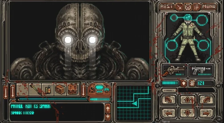 LDX40's tweet image. System Shock was a really cool game back in the day, especially due to the atmosphere. I hope @modredcastleton  can deliver a similar experience with @HibernaculumRPG 😈

#hibernaculumgame  #Kickstarter