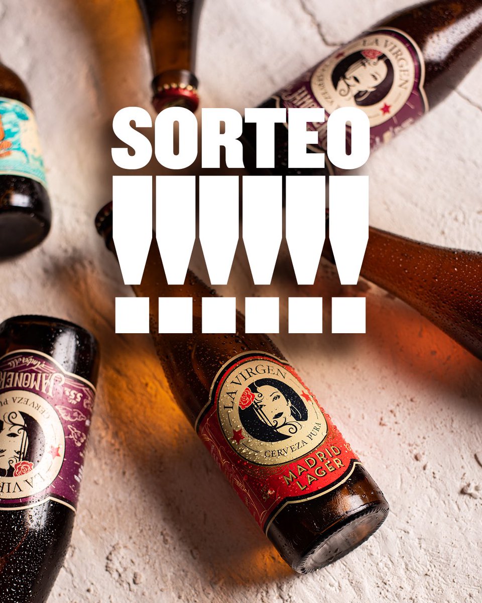 🔥SORTEO🔥 Estamos de 12 aniversario. 3 ganadores os llevaréis 1 CAJA MADRID LAGER cada uno para que compartas con tus colegas unas buenas birras🍺🤟
¿Cómo participar? Fácil👇 1. Dale mucho amor a este tweet 2. Menciona a esos 3 colegas 3. Comparte con #lavirgen12
Solo hoy!😘