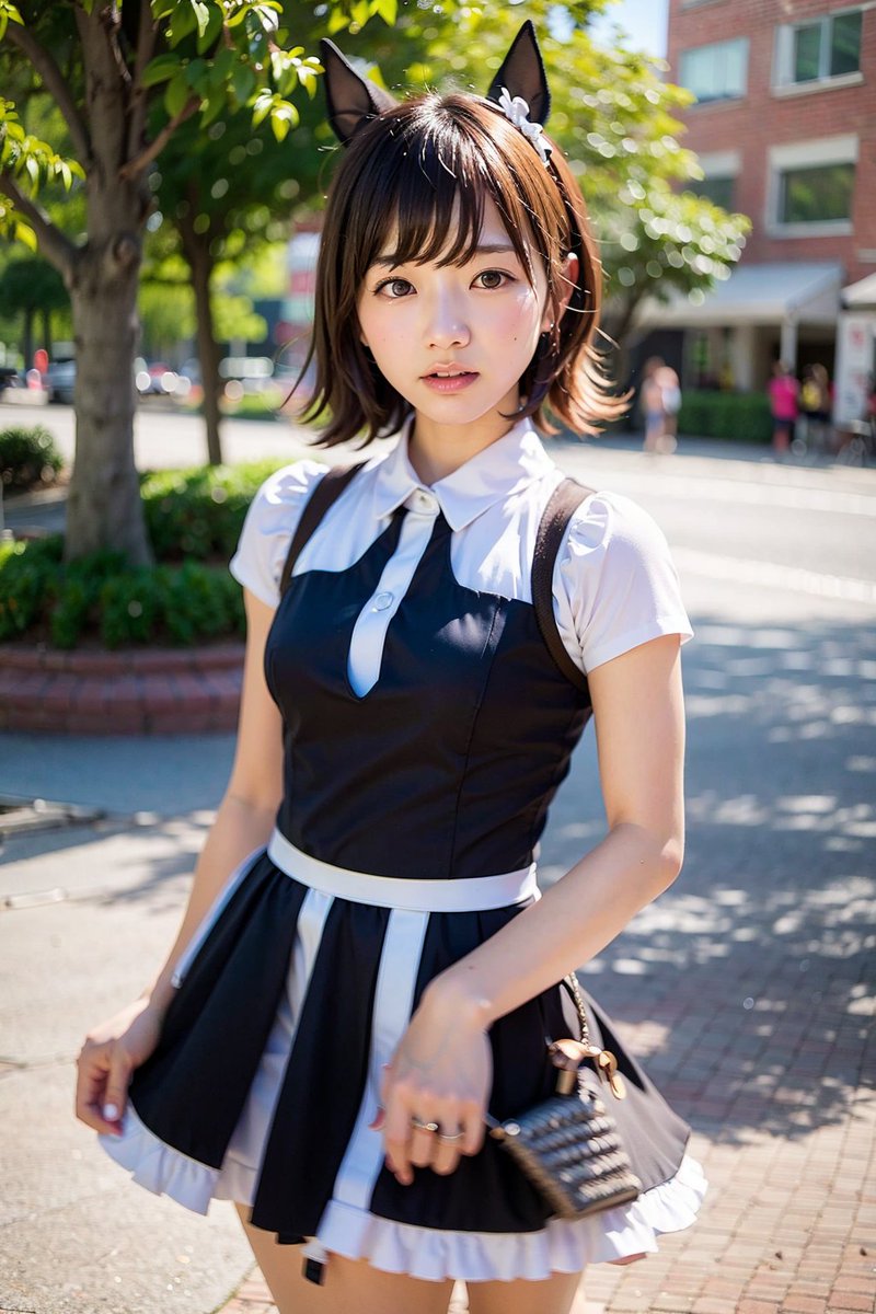 Emily_chan0's tweet photo. カレンチャン メイド風 Curren Chan
#カレンチャン #ウマ娘 #AIart #AIアート #stablediffusin https://t.co/i8Qf1W0V5M