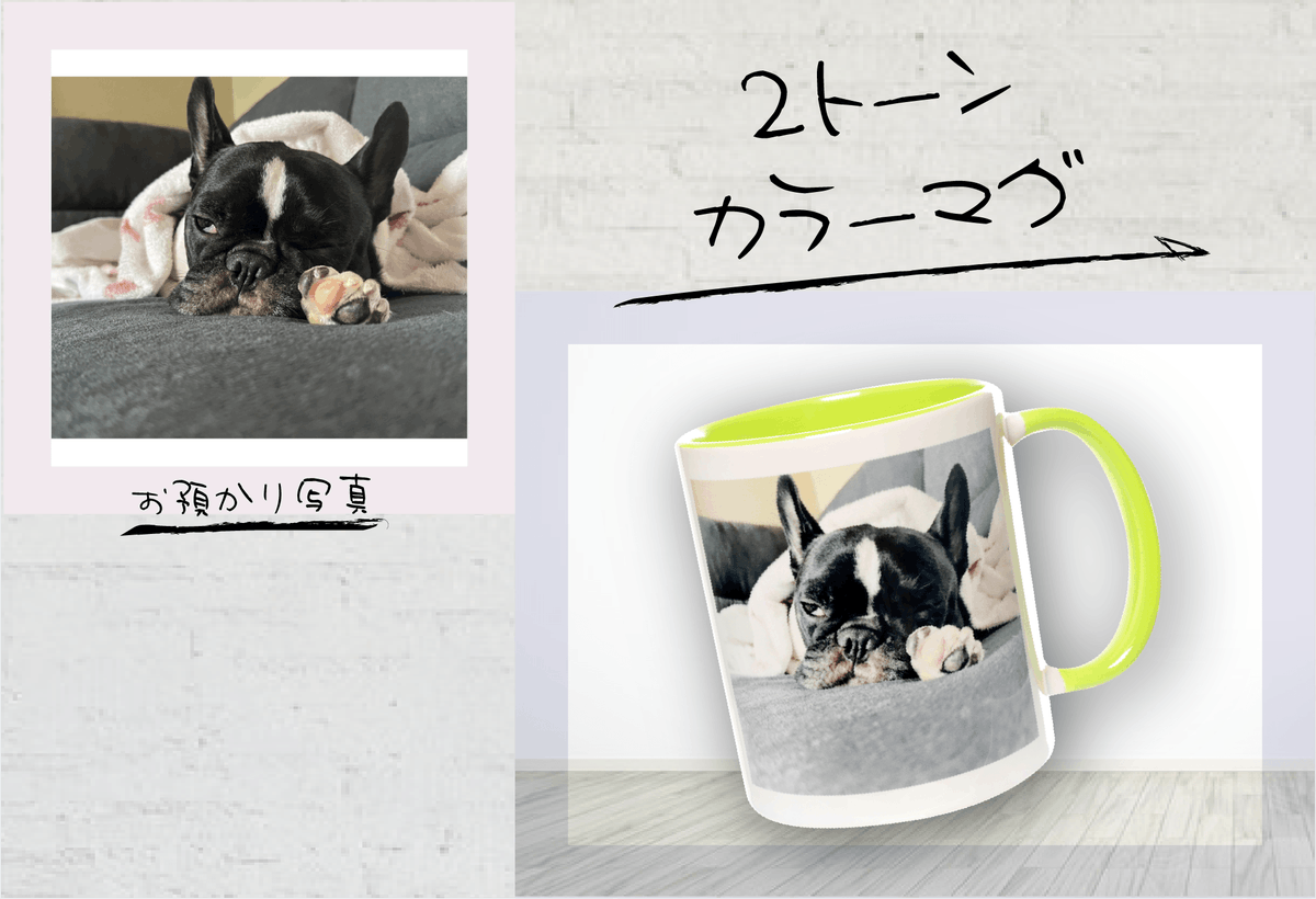 colcolle_jp's tweet photo. 【制作事例】
K様より「2トーンカラーマグ グリーン」をご注文いただきました。

ご注文ありがとうございました！

 #カラコレ #オリジナルグッズ  #グッズ #制作事例 #マグ #マグカップ #カラーマグ #グリーンマグ #オリジナルマグ #オリジナルマグカップ https://t.co/jPD2hAhILO