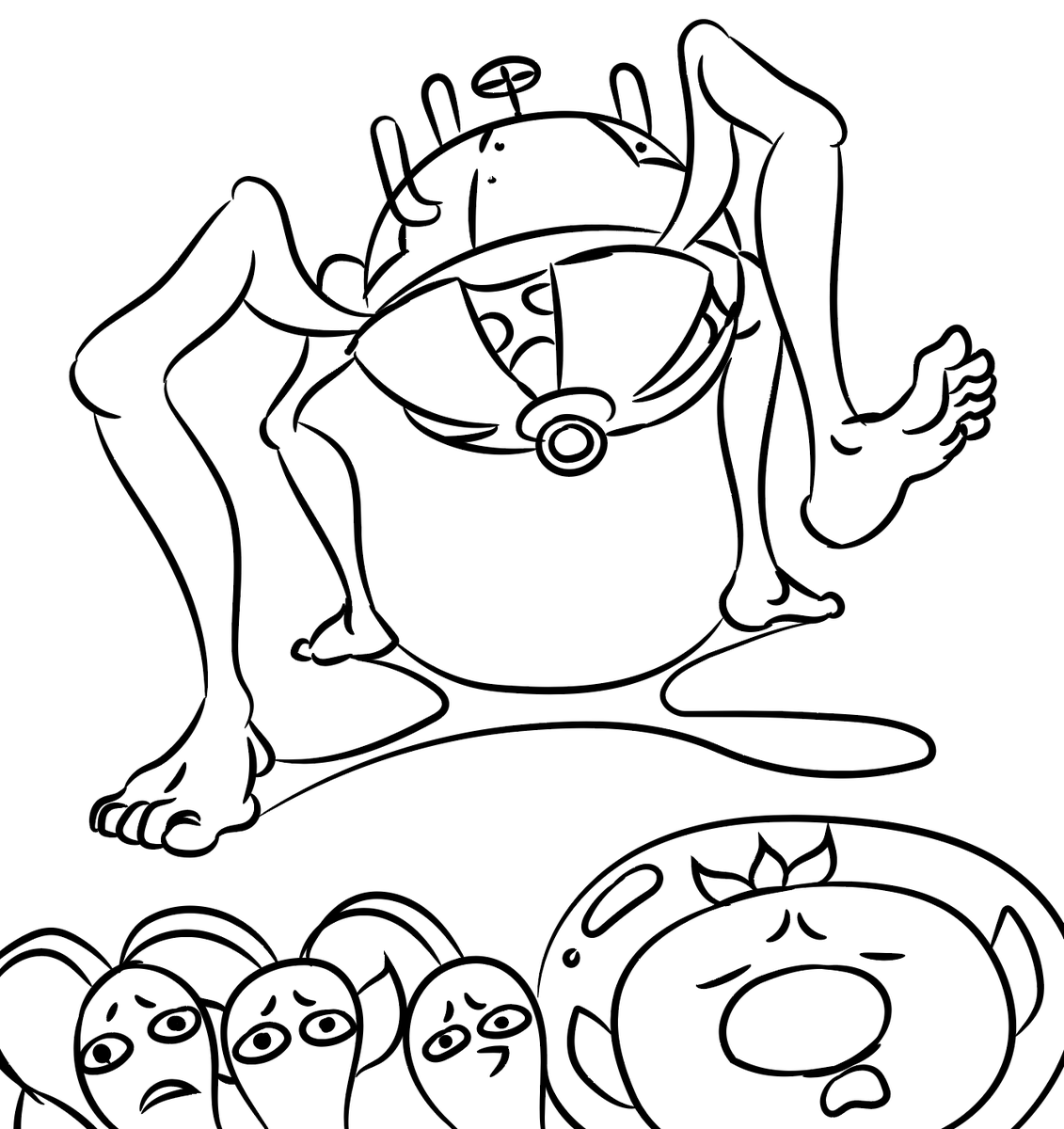 twchrist's tweet photo. Man-at-legs #Pikmin https://t.co/KWkbaZHcKx