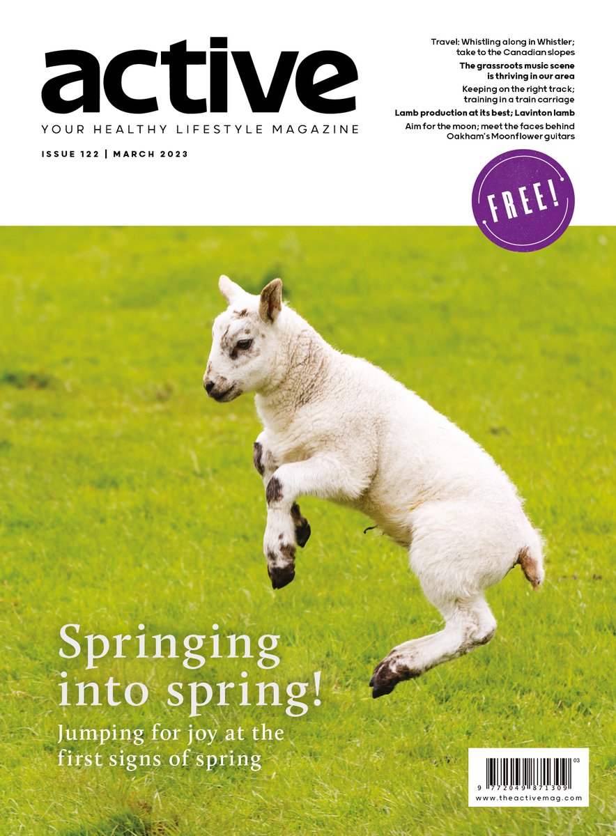 The March 2023 issue of Active is out now. Pick up a copy locally or click on the link in our bio to read at theactivemag.com #getactive #stamford #stamforduk #rutland #leicestershire #leics #shopstamford #harbslocal #shopoakham #loveuppingham  #oundletown #localmagazines