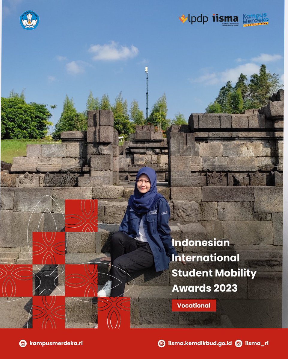 aiixokyoo's tweet photo. Hello! 

My name is Anggi and I am ready to be the next IISMA Awardee! Indonesian International Student Mobility Awards is the Government of the Republic of Indonesia scholarship scheme to fund Indonesian students for mobility program at top universities overseas. Vocational https://t.co/IM98fthhwx