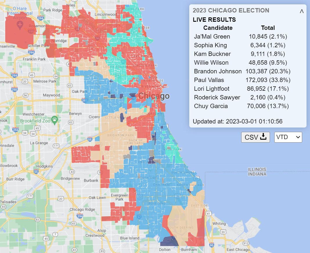 Chicago Urbanist 🚲🚌🚇🗺️🥑 on Twitter "Chicago election results by